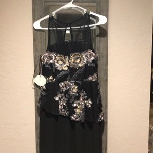 Black evening dress